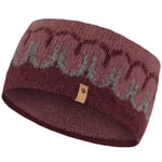 Fjällräven Fjällräven Övik Path Knit Headband - Dark Garnet-mesa Purple - Unisex - OneSize- Naturkompaniet