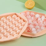 Round Ice Cube Tray Small Ice Ball Maker Mold Versatile With Lid For