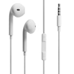 Ecouteurs intra-auriculaires avec microphone à distance pour Apple iPhone 6 - 5S - Blanc