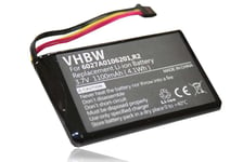 vhbw batterie compatible avec TomTom One XL 340 système de navigation GPS (1100mAh, 3,7V, Li-Ion)