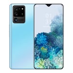 TGHY Smartphone Débloqué, Android 10, Téléphones Portables Déverrouillés S20U, Caméra Arrière 13MP, Plein Ecran 6,5", Téléphones Double SIM, Déverrouillage du Visage, Batterie 4000mAh,Dream Blue