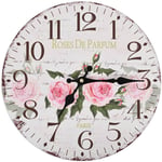 Vidaxl - Horloge murale vintage Fleur 30 cm Fleur
