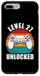 iPhone 7 Plus/8 Plus Level 27 Unlocked Funny Video Gamer 27 Birthday 27 Year Old Case