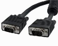 StarTech.com Coax High Resolution VGA Monitor Cable - Cable VGA - HD-15 (M) - HD-15 (M) - 15 m - moldeado - noir MXTMMHQ15M