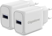 Chargeur Usb 2-Pack 18w 3a 6v, Chargeur Rapide Quick Charge 3.0, Compatible Avec Iphone Ipad Galaxy Google Htc Lg Smartphones