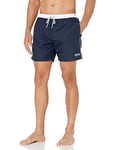 BOSS Men's Medium Length Solid Swim Trunks, Night, S UK