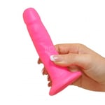 Get Real Happy Dick Dual Density Rosa - 15 cm