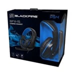 Casque avec Micro Gaming Ardistel BLACKFIRE BFX-15B PS4 Noir Bleu - Filaire