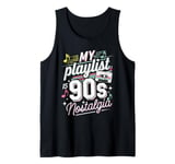 Throwback Playlist 90s Hits 90s Era 90s Pop 90s Rock Tank Top