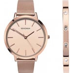 Sekonda Ladies Minimal Watch and Bracelet Gift Set 49050