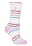 Heat Holders - Femme Rayée Polaire Chaudes Fantaisie Cadeau Chaussettes Pour Mère Et Grand-Mère