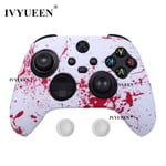 XBox Series S X Controller Water Transfer Printing Suojaava silikonikotelo peukalokahvalla