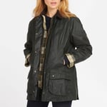 Barbour Beadnell Waxed Cotton Jacket - UK 18