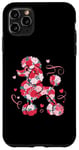 iPhone 11 Pro Max Cute Love Heart Roses Patten Valentines Day Poodle Case