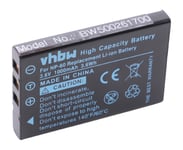 vhbw Batterie compatible avec Aiptek Z100-Pro, Z200-LE, Z200-Pro, Z300HD, Z5X5P, Zoom DV appareil photo, reflex numérique (1000mAh, 3,6V, Li-ion)