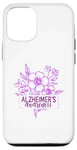 Coque pour iPhone 14 Porter Purple Alzheimer Sensibilisation Démence