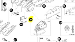 Thule Lamp Holder Set 7-Pin Left Reserve del til VeloCompact