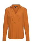 Women Blouses Woven Long Sleeve Yellow Esprit Collection