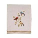 Avanti Linens - Serviette de Bain, Coton Doux et Absorbant, décoration de Salle de Bain Nature (Collection Oiseaux dorés)