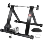 VEVOR Support d'Entraînement pour Vélo, Entraîneur de Vélo Magnétique Stationnaire pour Roues de 66-74 cm, Moteur à Faible Bruit, Pliable Portable pour Exercices Intérieur, Levier à Dégagement Rapide