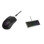 Cooler Master MM712 RGB-LED Ultralight 59g Hybrid Wireless Gaming Mouse + CK720 Mechanical Gaming Keyboard + MP511 XL Gaming Mouse Pad