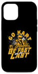 Coque pour iPhone 12/12 Pro Courses de karting Go Karting Go Kart Racer Go Kart Racing Go Kart