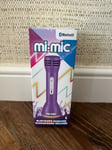 Mi-Mic Kids Karaoke Microphone, Wireless Speaker and LED Lights Purple