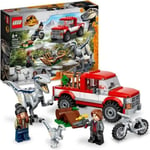 LEGO 76946 Jurassic World La Capture des V�lociraptors Beta et Blue, V�hicule...