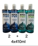 Rockface Shower Gel,Refined & Original 4x410ml