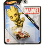 Hot Wheels Cars Bilar metall 7cm Marvel HHB74 GROOT Go kart