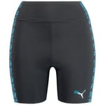 Shorties & boxers Puma  Boxer long Femme Microfibre SHAPING Noir