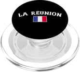 La Réunion France Drapeau Français PopSockets PopGrip pour MagSafe