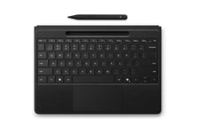 Microsoft Surface Pro Flex Keyboard - tangentbord - med pekplatta, accelerometer, Förvarings- och laddningsfack för Surface Slim Pen 2 - QWERTY - engelska - svart - med Slim Pen Inmatningsenhet