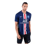 NIKE Men Psg T-Shirt Breathe Stadium Men's T-Shirt - Midnight Navy/White, Small