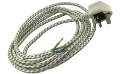 Steam Generator Iron Cable & Plug 2.5 METRE 3 Core Mains Long Flex Cord Lead