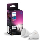 Philips Hue WCA smart pære 4.2W GU10 2 stk