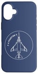 iPhone 16 Plus F-4 Phantom II American Jet Plane Badge Case