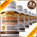 EXTRA STRONG TURMERIC BIOPERINE PILL CAPSULES 95% CURCUMIN BLACK PEPPER TUMERIC