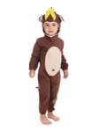 Boys Girls Monkey Costume Zoo Animal Wild Jungle Toddler Book Week Fancy Dress