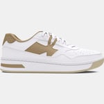 Chaussure en daim Under Armour Court 96 pour femme Blanc / Blanc / City Khaki 40