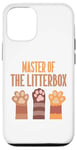 Coque pour iPhone 12/12 Pro Le père du chat Master of the Litterbox