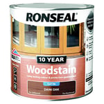 Ronseal 10 Year Woodstain Dark Oak 2.5L