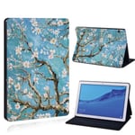 (MediaPad T5 10 10.18.tree) Huawei MediaPad T3 8.0 /T3 10 9.6 /T5 10/M5 Lite 10.1/M5 10 maalattu nahkainen tabletin jalustan suojakotelo Honor Play Pad -tietokoneiden kuorille ja kalvoille