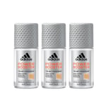 Adidas Men Power Booster Roll-on Deodorant Antiperspirant 50ml 3, 6 Pack