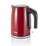 Swan Jug Kettle in Red SK14015RN - Townhouse Range 1.7L 3Kw Cordless S/Steel