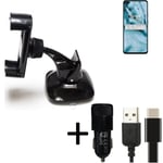 For OnePlus Nord N10 5G car holder + CHARGER windshiled bracket 