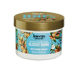 INECTO Glossy Shine Argan Miracle Hair Mask 450ml, Nourishing Hair Food for Damaged Hair, Deep Conditioning Treatment, For Hair In Urgent Need Of Rescue