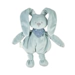 Nattou Peluche Lapin, Compagnon de Route dès la Naissance, env. 36 cm, Brille dans Le Noir, Polyester/Jersey de Coton, Lapidou, Turquoise