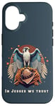 iPhone 16 In Jesses We Trust Epic Cool Falconry Falconer Bird Hawking Case