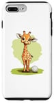 Coque pour iPhone 7 Plus/8 Plus Jolie balle de golf girafe pour un moment ludique